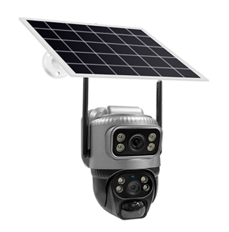 Camara Seguridad Solar Ip Wifi Exterior Full HD 3 MP Robotica Modelo IPS1300wf