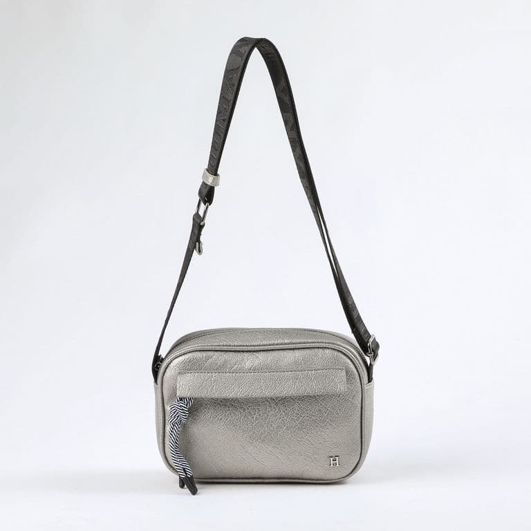 Cartera Cruzada Brenda Silver Plateado TALLA UNICA