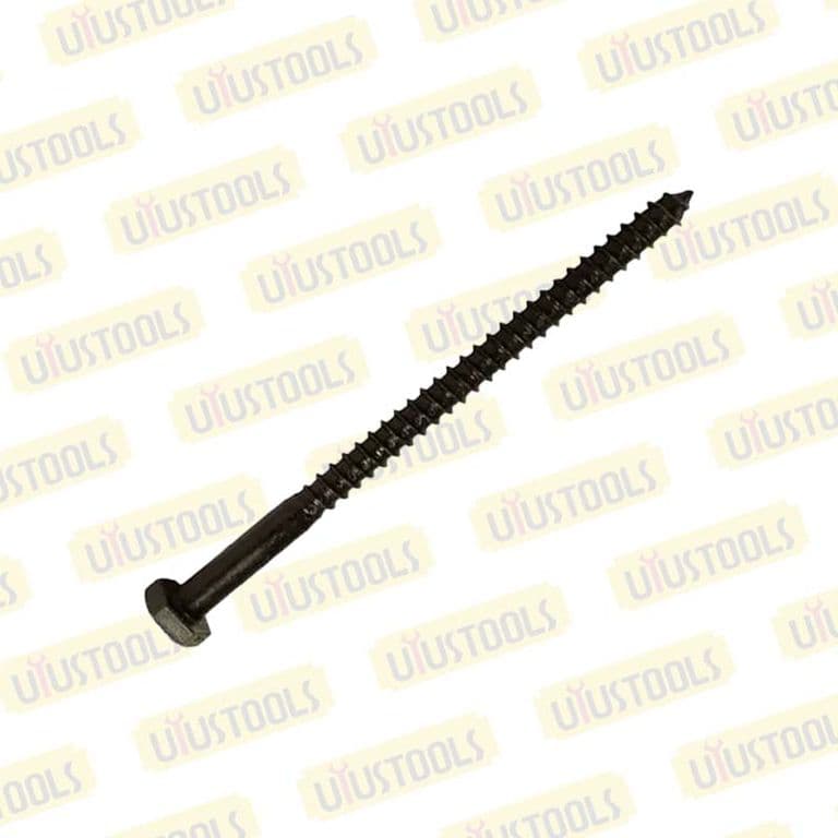 TORNILLO TIRAFONDO NEGRO 1/4" x 3-1/2" 100UN/SET UYU