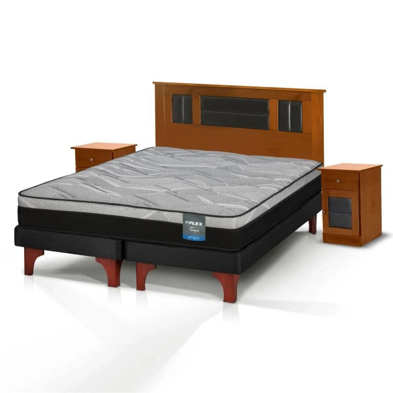 Cama Europea Dream Pro King 180x200 + Set Lorraine