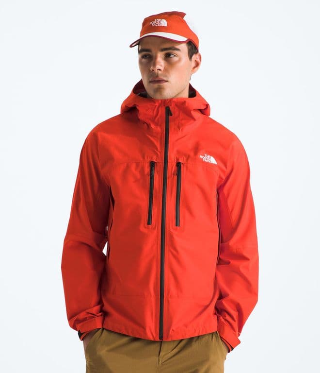 Chaqueta Impermeable Valley View Hombre Rojo Rojo M