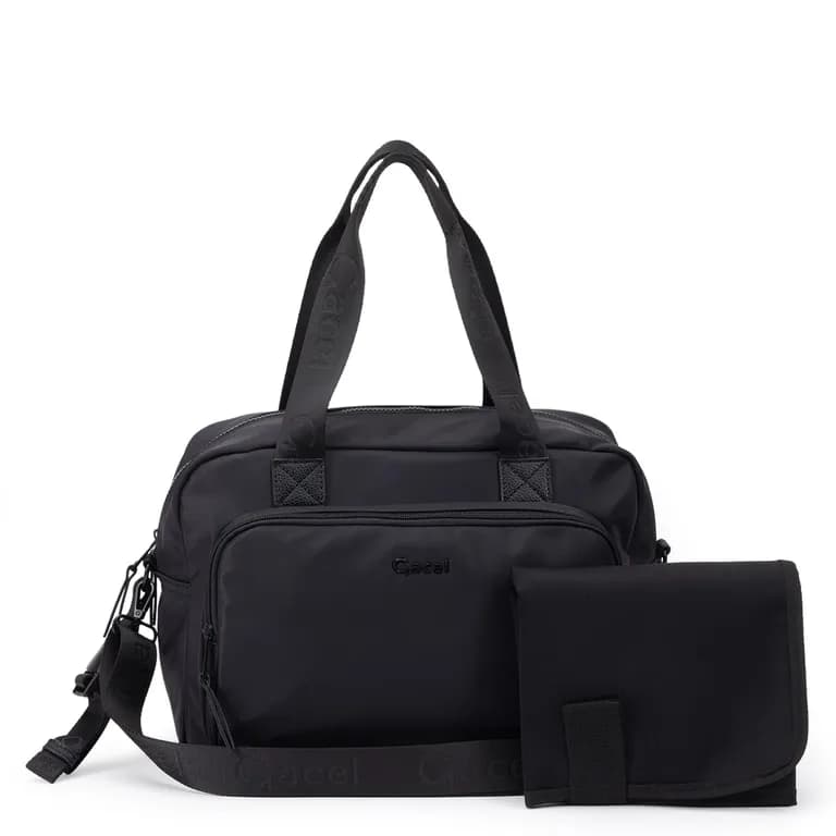 Cartera mujer negro dos asas grande Negro TALLA UNICA