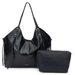 Cartera mujer negro dos asas grande Negro TALLA UNICA