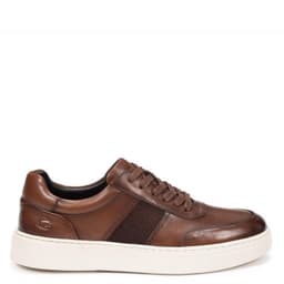 Zapatilla de cuero hombre chocolate Chipre Cafe 40