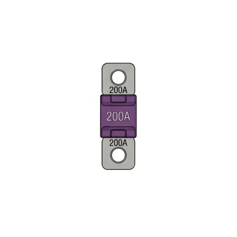 Fusible MIDI 200A 60V DC Para Baterias e Inversores