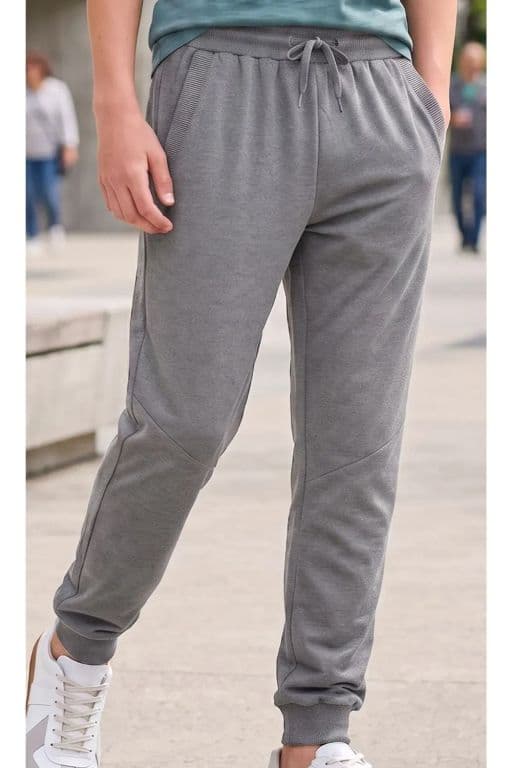 Pantalon Buzo Lol@s Algodon Sin Forro Polar 213 Gris Claro 12