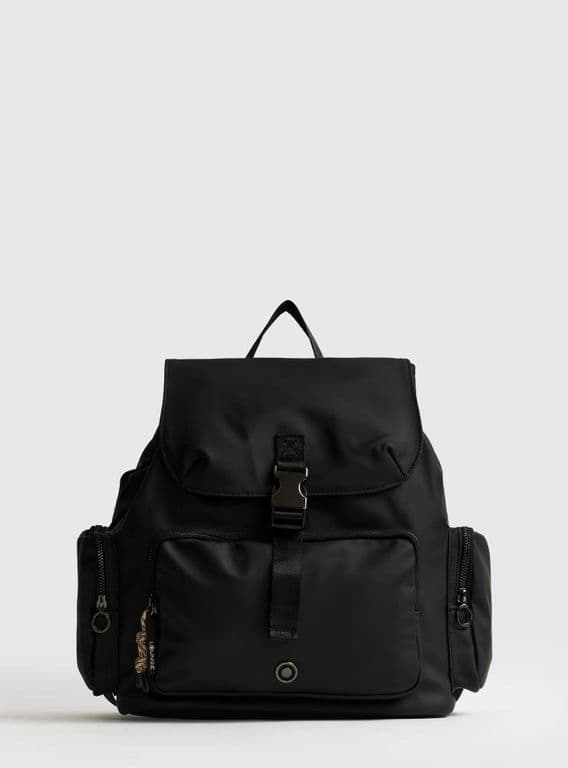 Mochila Mujer Urban Engomada Negro TALLA UNICA