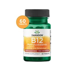 Vitamina B12 Metilcobalamina 5.000 mcg - 60 Tabletas