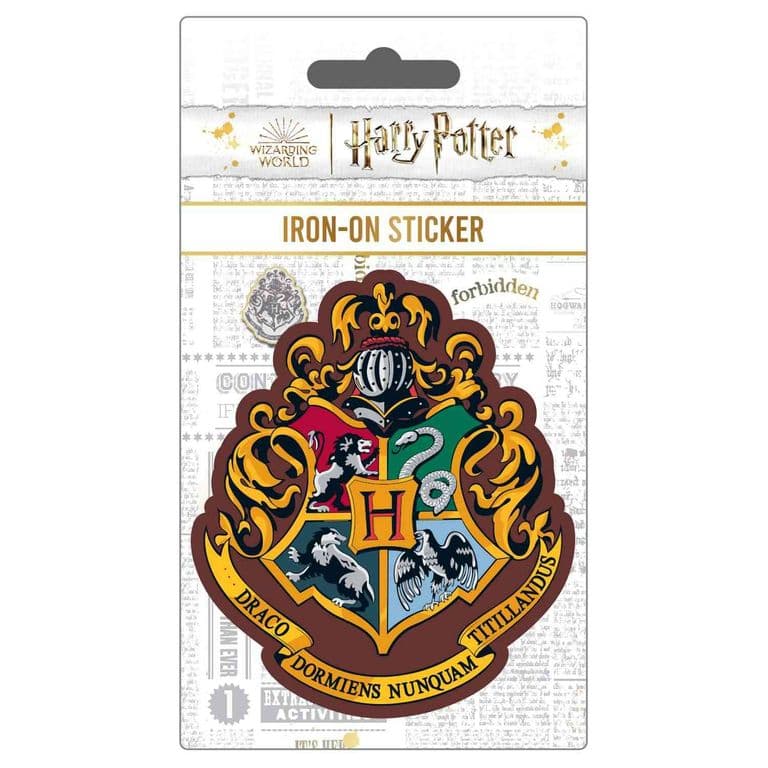 Parche Termoadhesivo para Ropa Harry Potter - Escudo Hogwarts