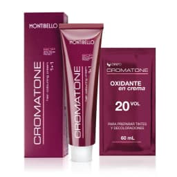 Tintura Cromatone Tono 10 Rubio Platino + Oxidante 20vol 60ml