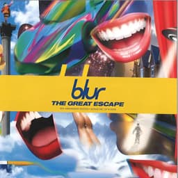 VINILO BLUR THE GREAT ESCAPE YELLOW TRANSPARENT & BLUE TRANSPARENT 2LP