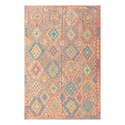 Alfombra Lana, Kelim Kashkuli 3.00 x 2.10 mts. 0208