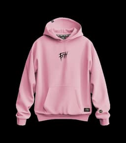 MDF Poleron o hoodie FEIN Rosa 2XL