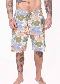 Traje De Bano Surf Hombre Celeste Celeste S