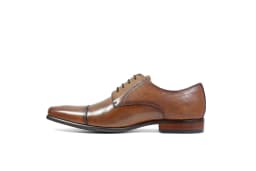 Zapatos Formal Postino Cap Toe Oxford Cognac Cafe Claro 41.5