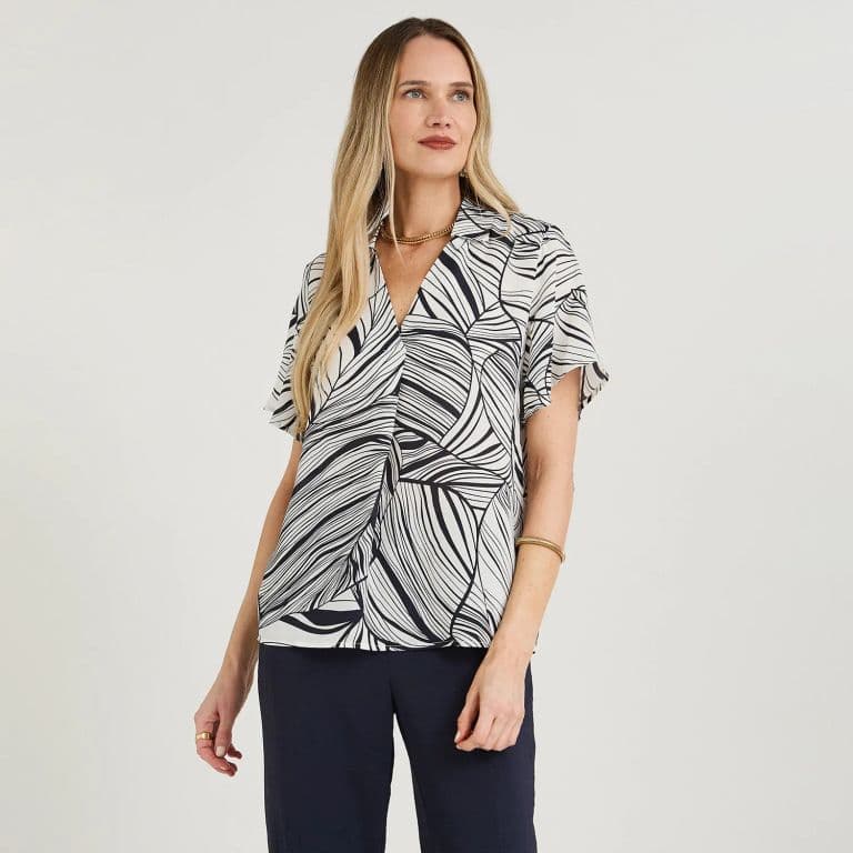 Blusa Camisera Mujer Azul Azul L