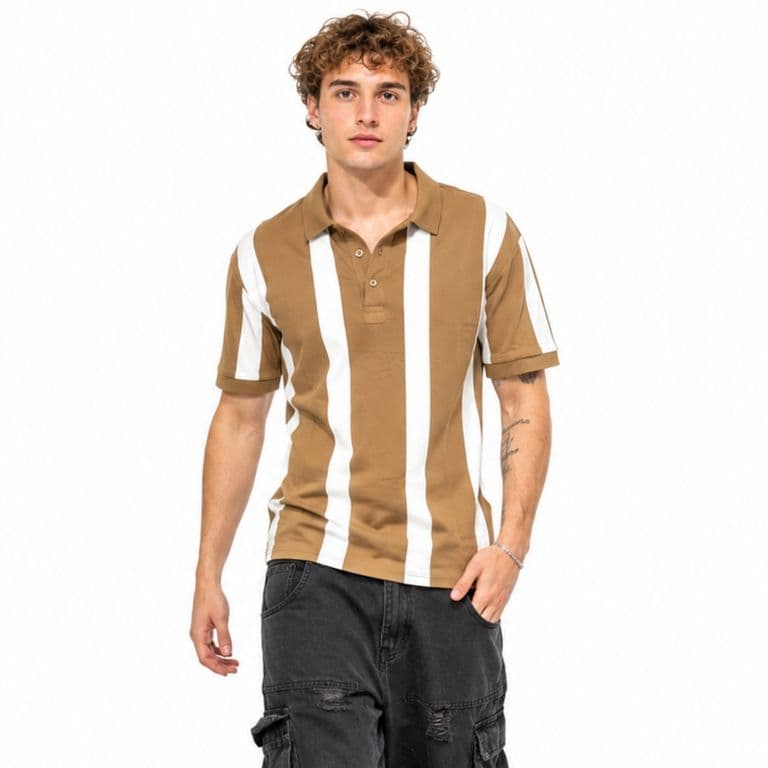 Polera Polo Algodon Hombre Dante Crema XL