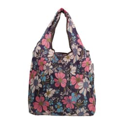 Bolsa Poliester Mujer Shopping Bag Garden Azul