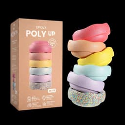 Juguete Sensorial Poly Up Nube Piedras Equilibrio