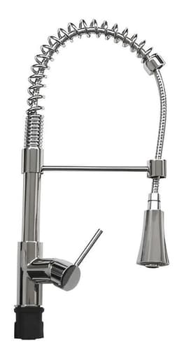 Grifo Monomando Profesional Taumm Con Cuello Extensible Para Lavaplatos
