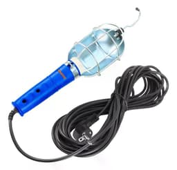 Lampara De Mano 75w 10 Mts E27 Wfl30001 Autos Mecanic Blanco Azul