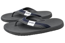 Chalas Hombres Hawaianas Goma Suela Extra Confortable Ducha 144 Gris 45