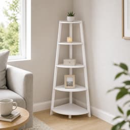 Mueble Esquinero Multiambiente 5 Niveles Blanco 106