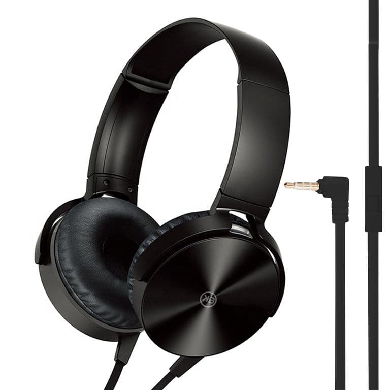 Audifonos Headband Extra Bass Con Cable Y Microfono I15 Negro