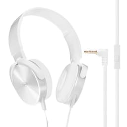 Audifonos Headband Extra Bass Con Cable Y Microfono I15 Blanco