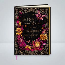 Cuaderno para tomar notas con colorida cubierta de tela brillante