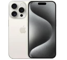 IPhone 15 Pro Max 256GB Reacondicionado Excelente eSim Blanco 256 GB