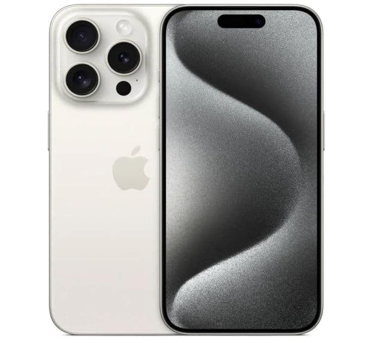 IPhone 15 Pro Max 256GB Reacondicionado Excelente eSim Blanco 256 GB