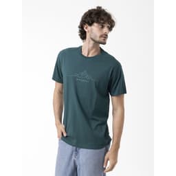 Polera Manga Corta Hombre Logo Core Verde Verde L