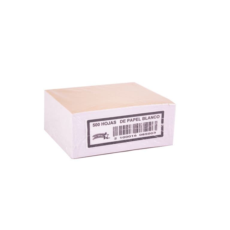 Taco 9X9 cm Papel Blanco Corriente 500 Hojas