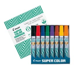 Marcador Permanente Scafs8 Fino 8 Colores