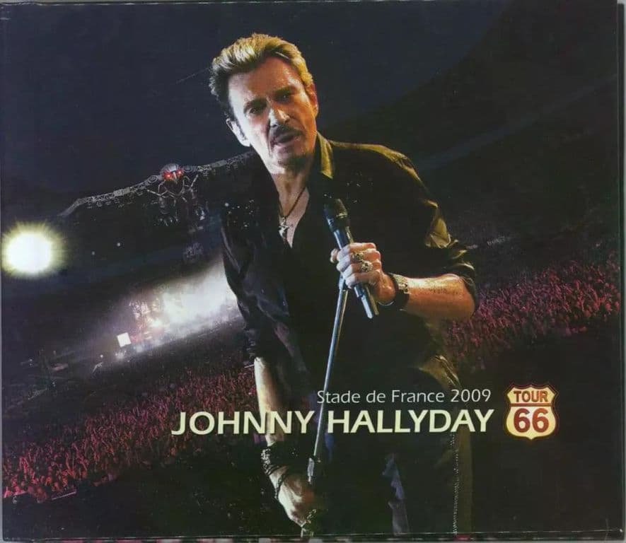 VINILO JOHNNY HALLYDAY STADE DE FRANCE 2009 TOUR 66 4LP