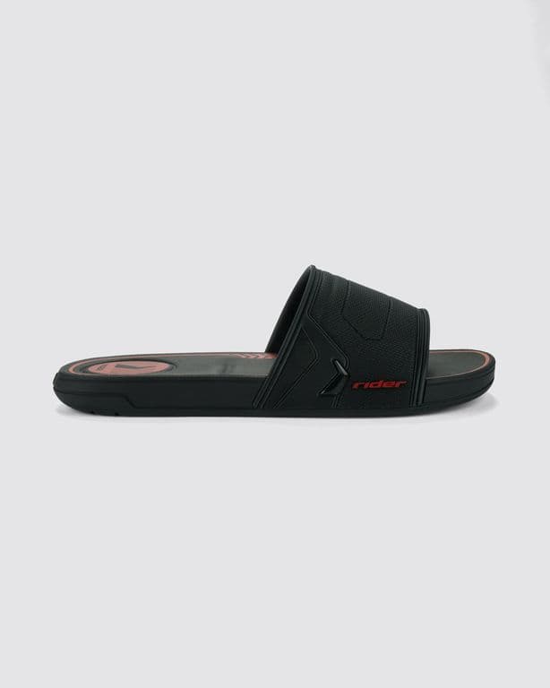Sandalia Hombre Negro/Rojo Feel 248 Negro 41