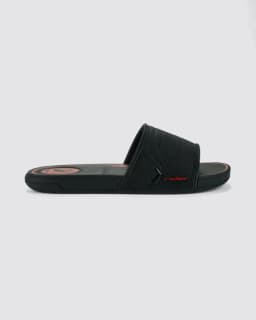 Sandalia Hombre Negro/Rojo Feel 248 Negro 40
