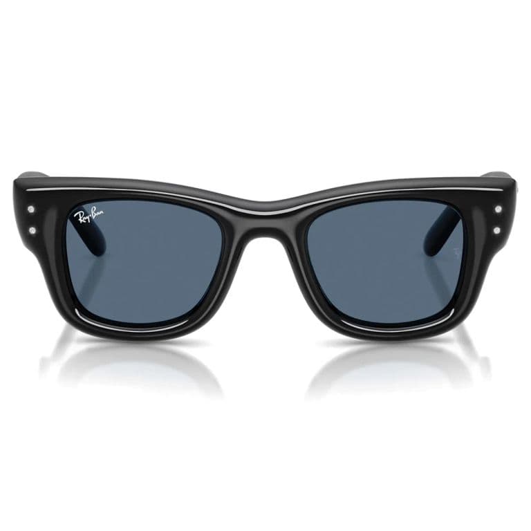 Lentes de Sol Ray-Ban Wayfarer Puffer Unisex Black Negro TALLA UNICA