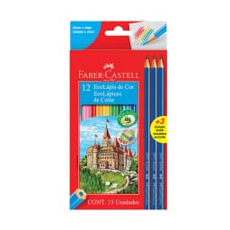 Lapices De Color Faber Castell Largo Hexagonal 12 Colores