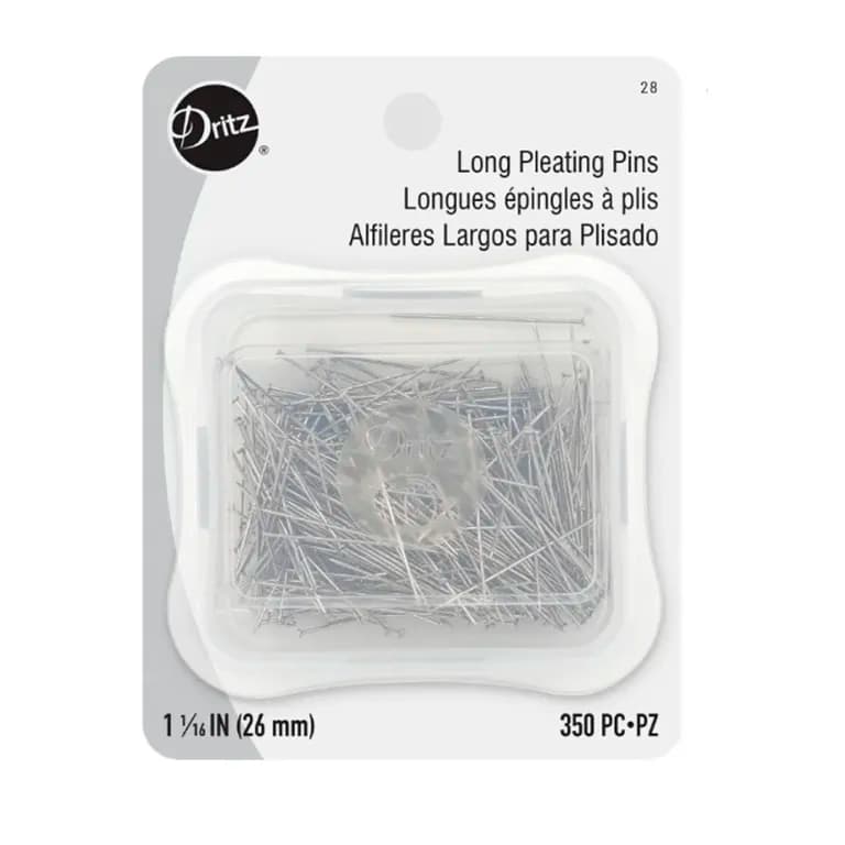 Alfileres Largos Para Plisado 26 Mm 350 Piezas Dritz Costura