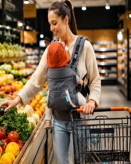 Portabebe Ergonomico Canguro Con Capucha Desmontable Hasta 18kg