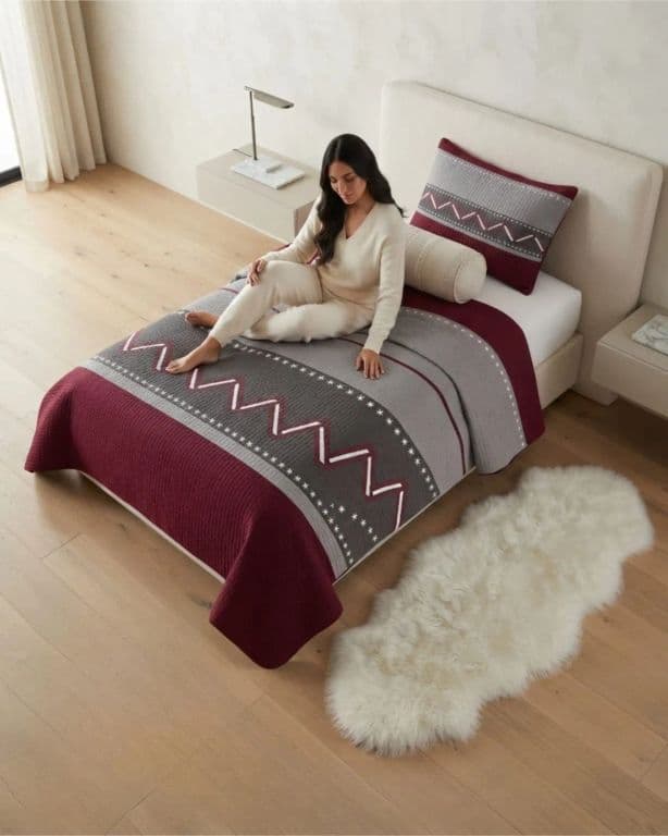 Cubrecama Quilt de Verano 1.5 Plazas Microfibra Ultra Liviano + 1 Funda