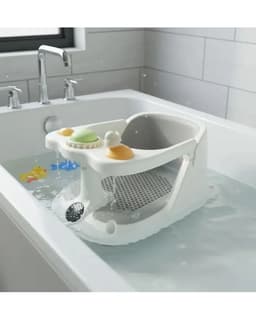 Asiento De Ducha Para Bebe Antideslizante Termometro Blanco Labg