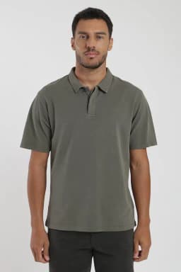 Polera manga corta hombre Valencia Label Verde S