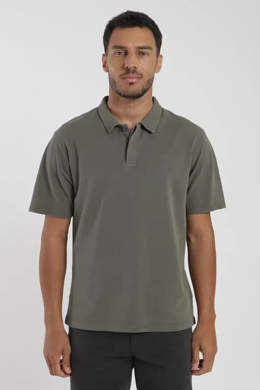 Polera manga corta hombre Valencia Label Verde S