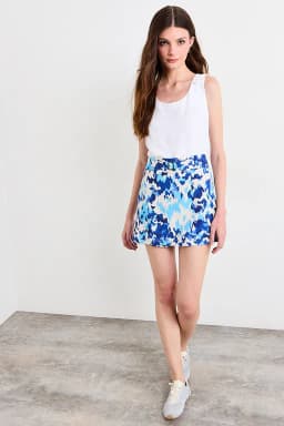 Falda Short Mujer Azul Azul 42