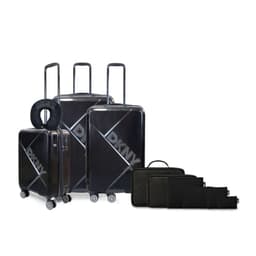 Set 3 Maletas Your Call negra + Almohada + 6 organizadores bk Negro L