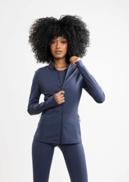 Poleron Deportivo Sunna Dusk CompressFitTM Azul XS