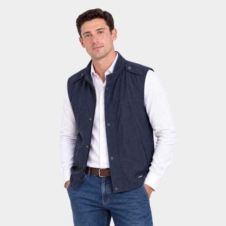 Chaqueta sin mangas Monaco Azul XL